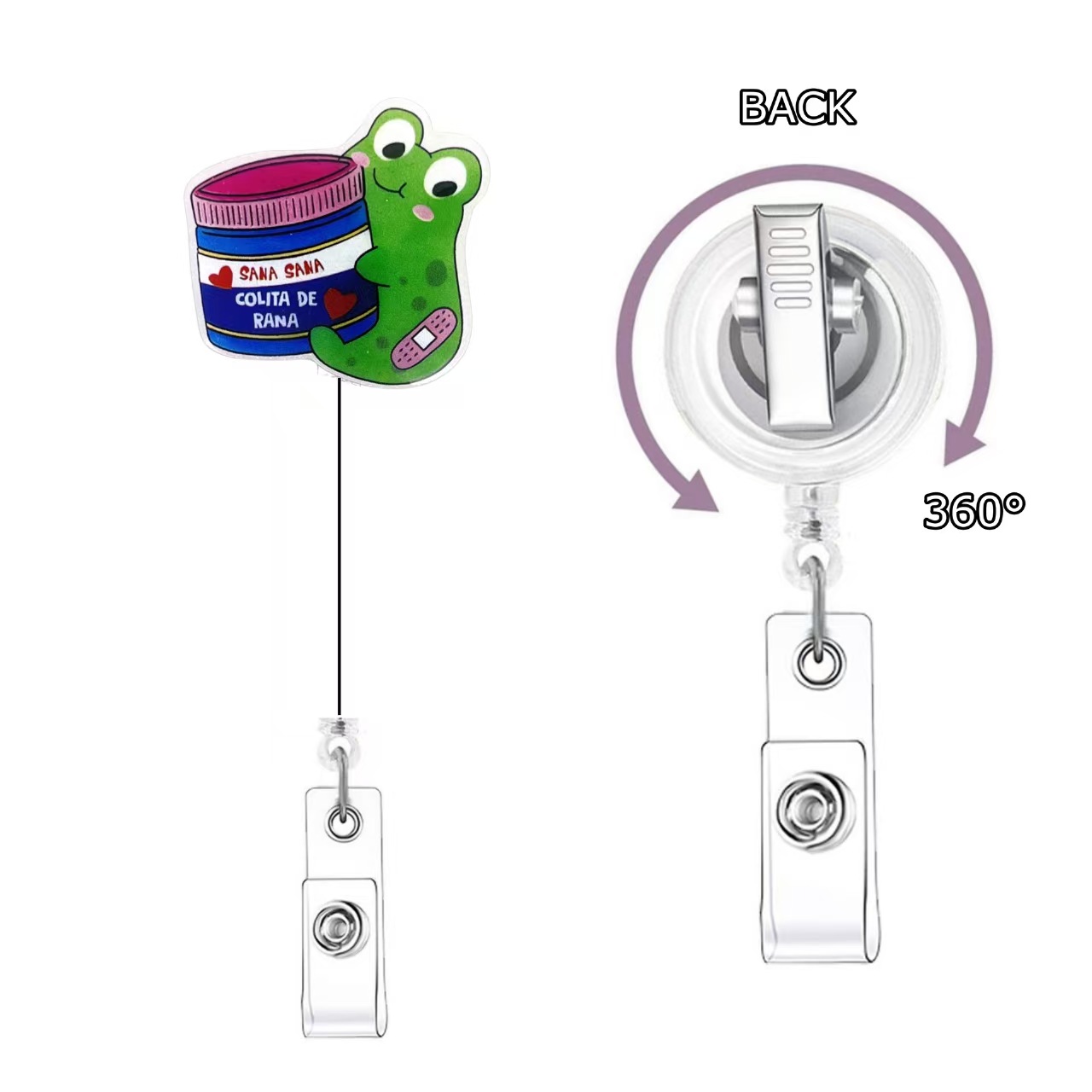Premium Retractable Badge Holders #19